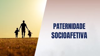 Paternidade socioafetiva [upl. by Froma]