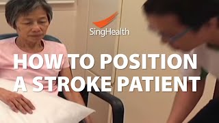 How To Position A Stroke Patient [upl. by Jeritah216]