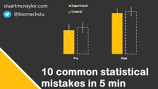 Ten Statistical Mistakes in 5 Min [upl. by Zamir]