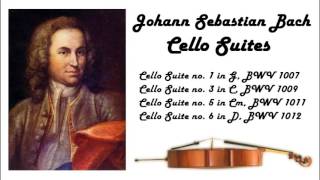 Johann Sebastian Bach  Cello suites in 432 Hz great for reading or studying [upl. by Rannug505]