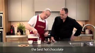 How to make a hot chocolate using an aerolatte milk frother [upl. by Byrn]